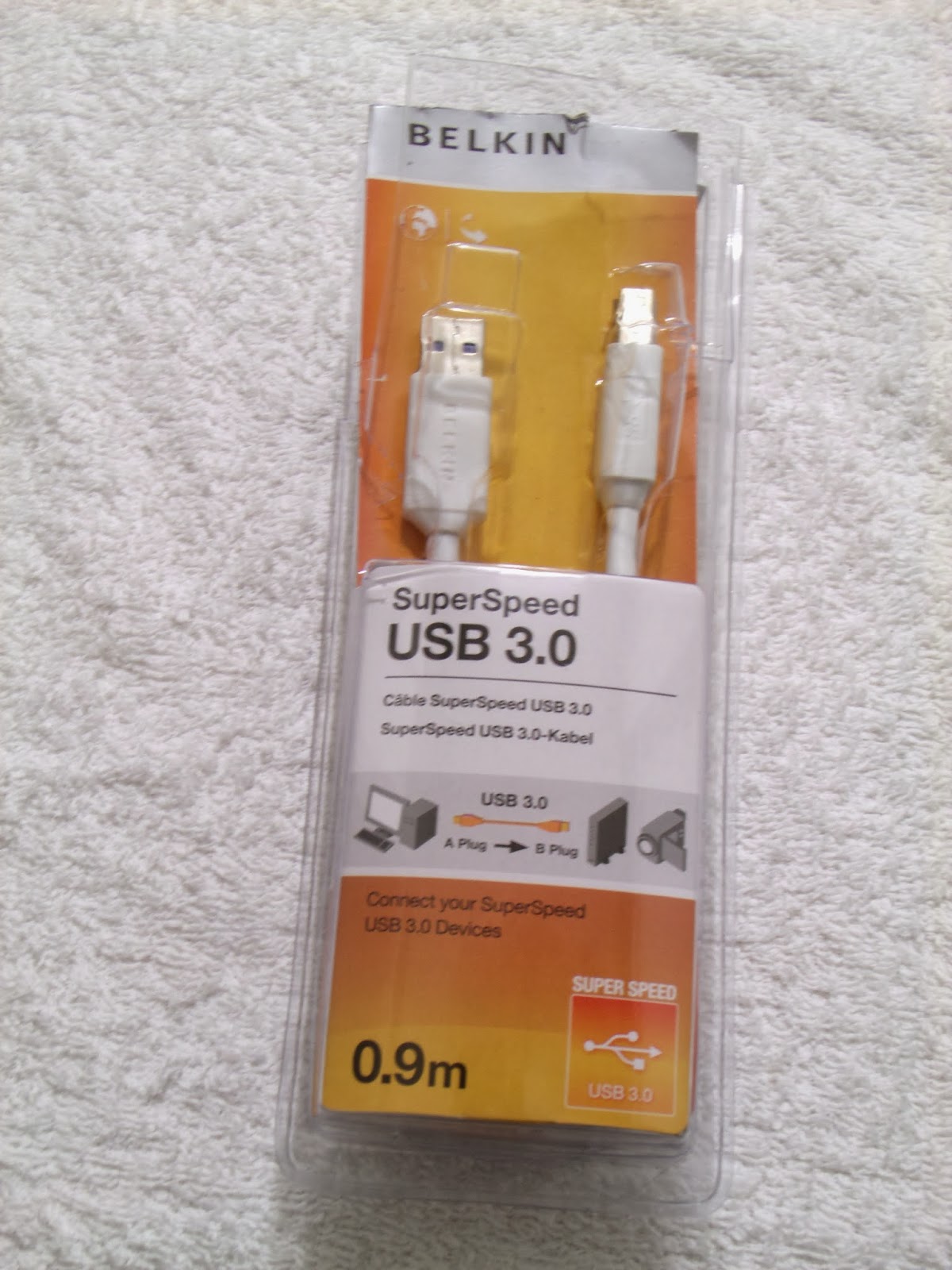 Britwise Belkin USB 3.0 cable from Poundland