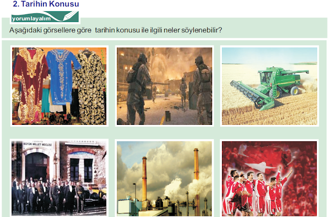 Tarih Öğretmenleri: 9. Sınıf Tarih Kitabı I. Ünite Kitap Görselleri
