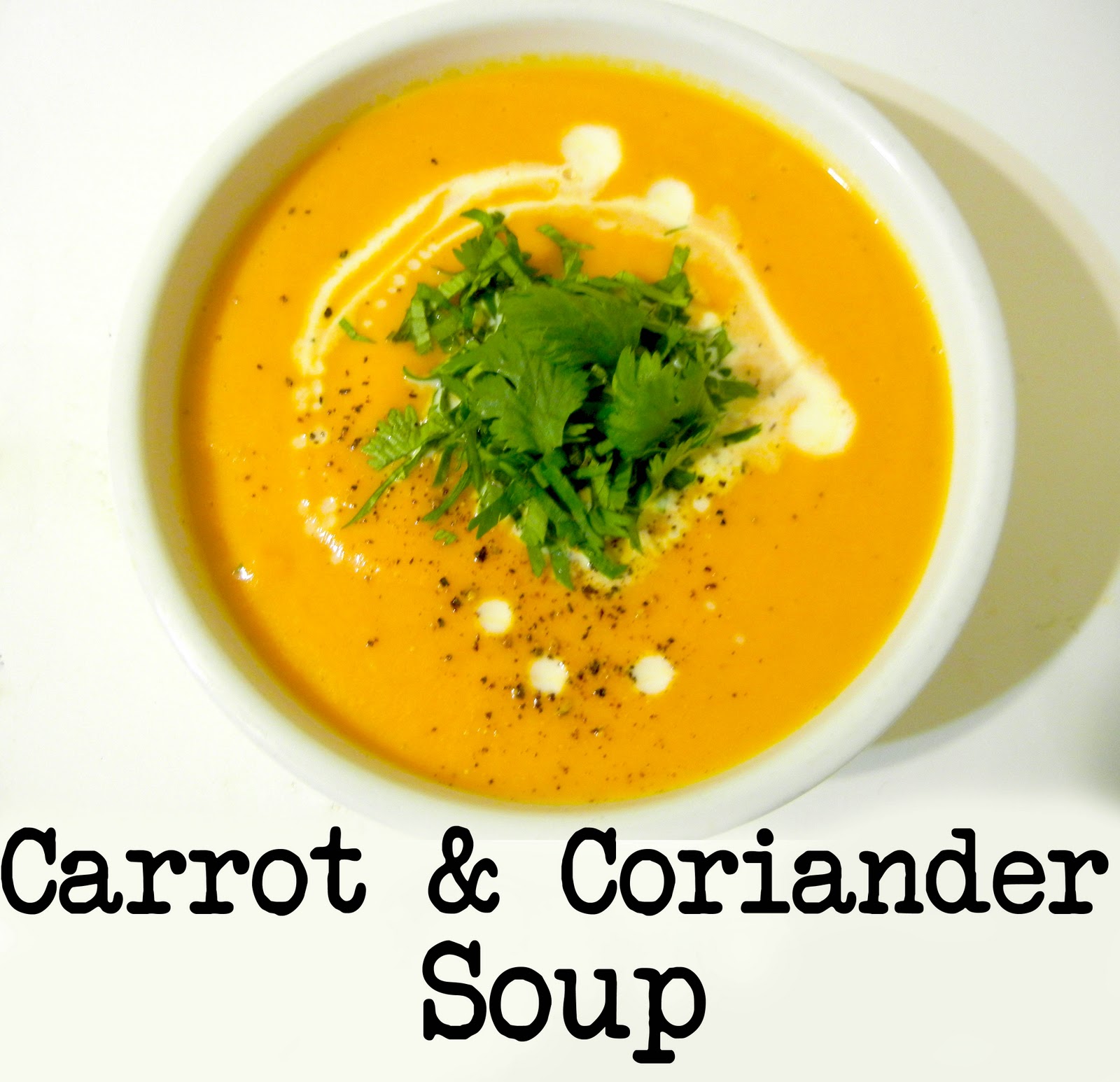 Carrot & Coriander Soup
