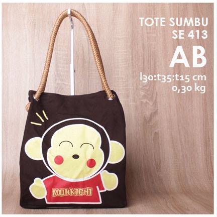 jual online tote bag karakter tali sumbu lucu monkey murah jual online tote bag karakter tali sumbu lucu monkey murah