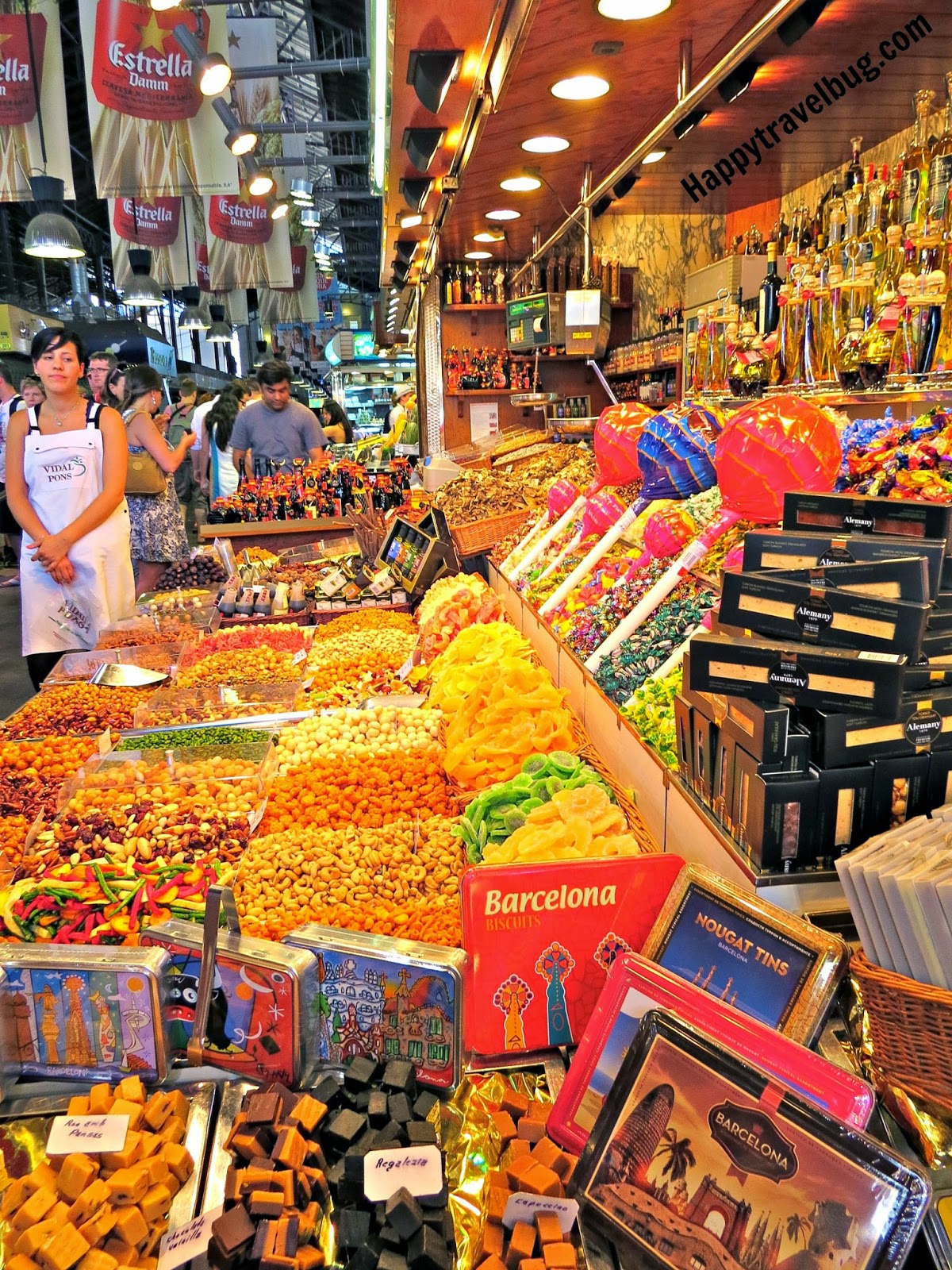 The {Happy} Travel Bug La Boqueria Market in Barcelona, Spain