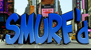 The Smurfs 3D Title Poster