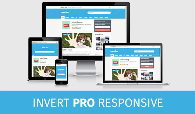 Invert Pro Responsive Blogger Template