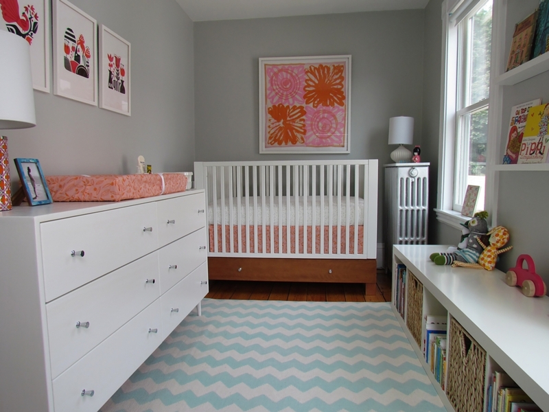Orange Gray Nursery