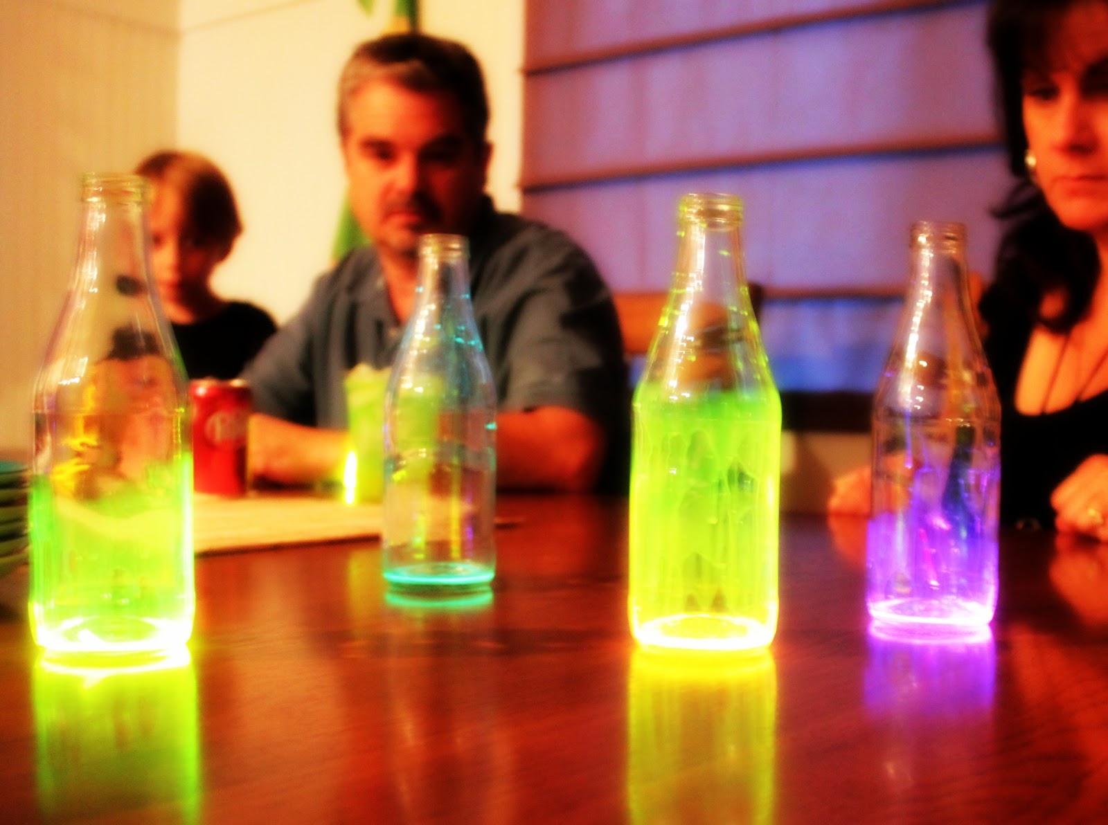 Glowing Bottles