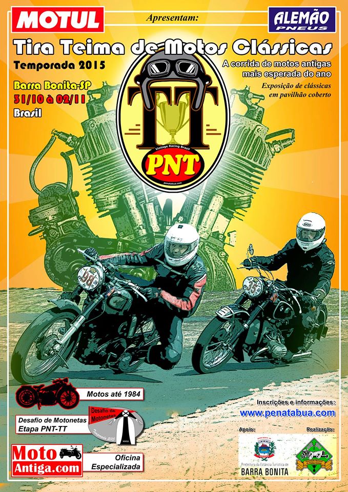 CORRIDA DE MOTOS ANTIGAS EM BARRA BONITA (SP) UM SHOW DO EVENTO