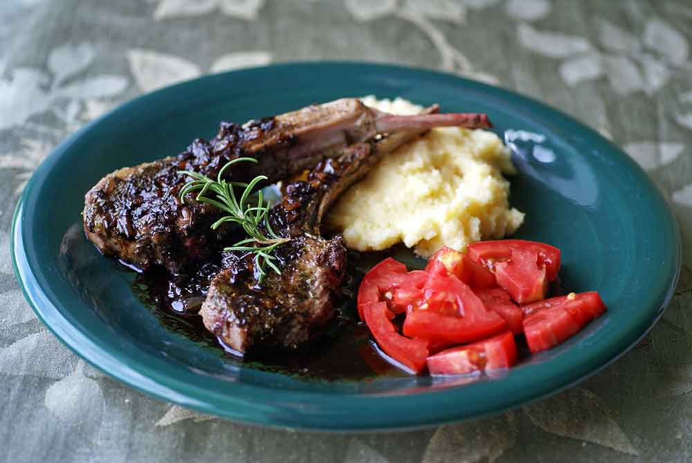 Goodlicious Lamb Chops in Balsamic Reduction Glaze