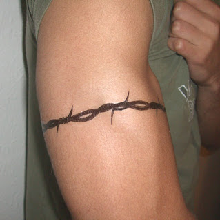 Barbed Wire Armband Tattoo Design