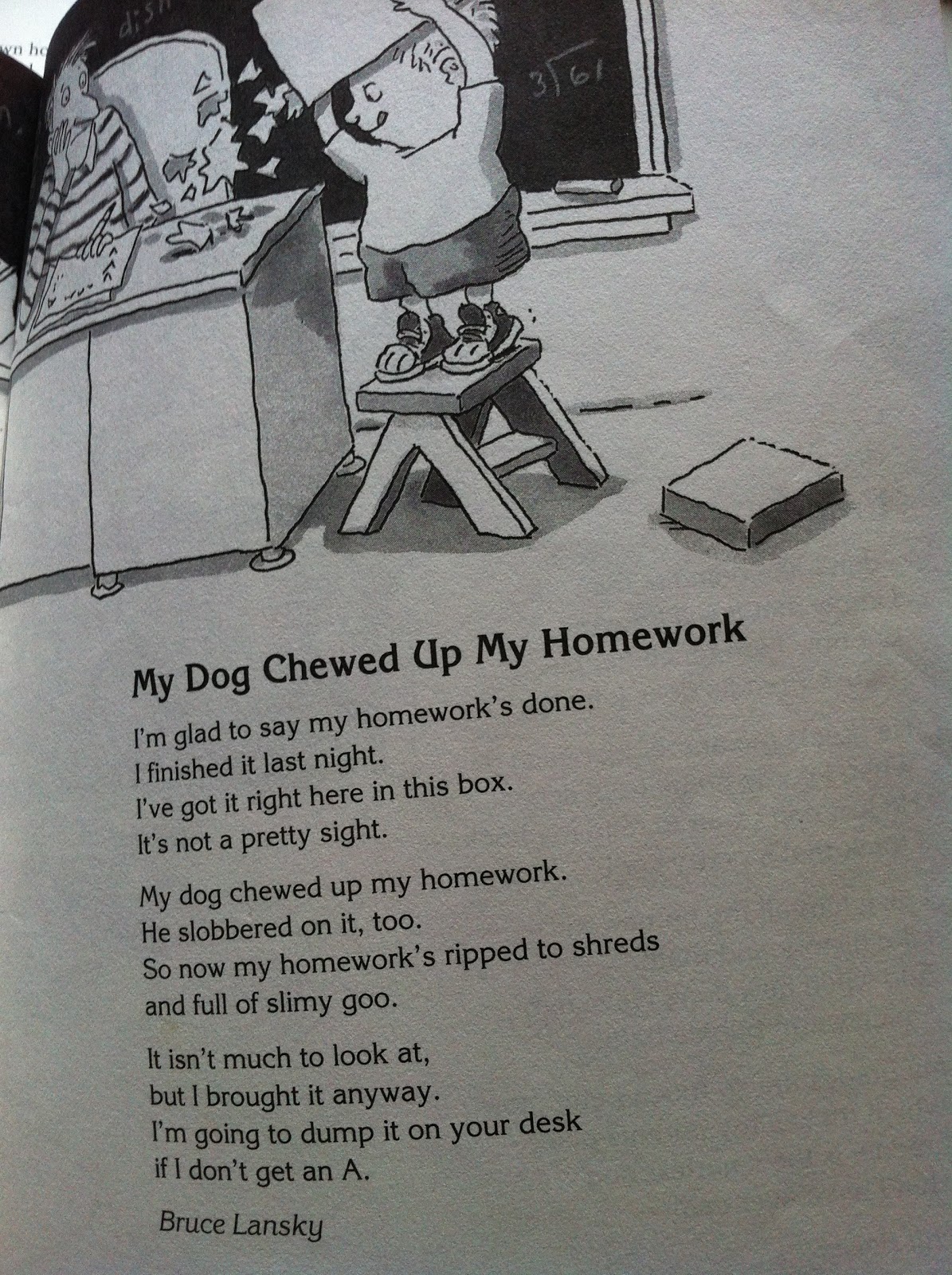The dog ate my homework answer key picture