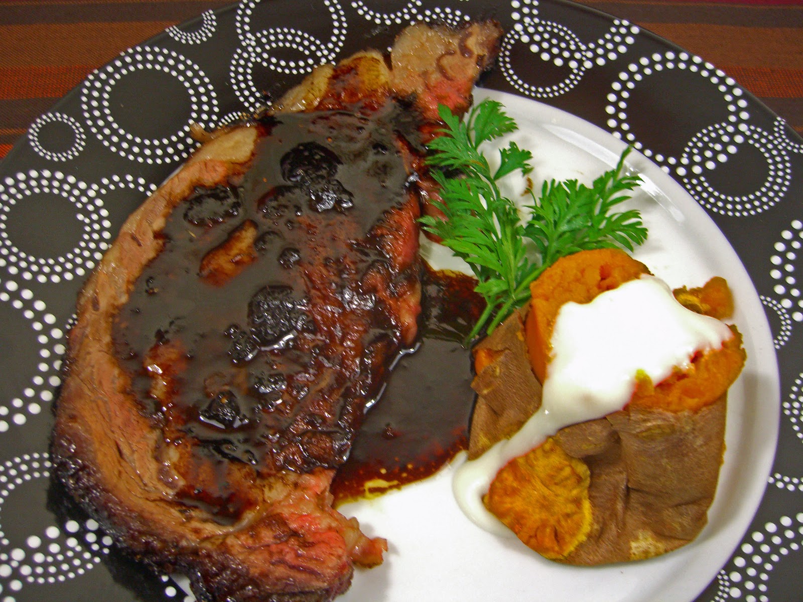 Standing Rib Roast with Port Wine and Fig Jam Glaze the DIY food blog