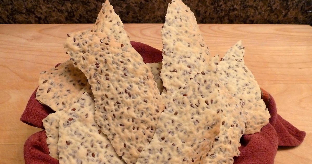 Cracked Pepper Flax Seed Crackers