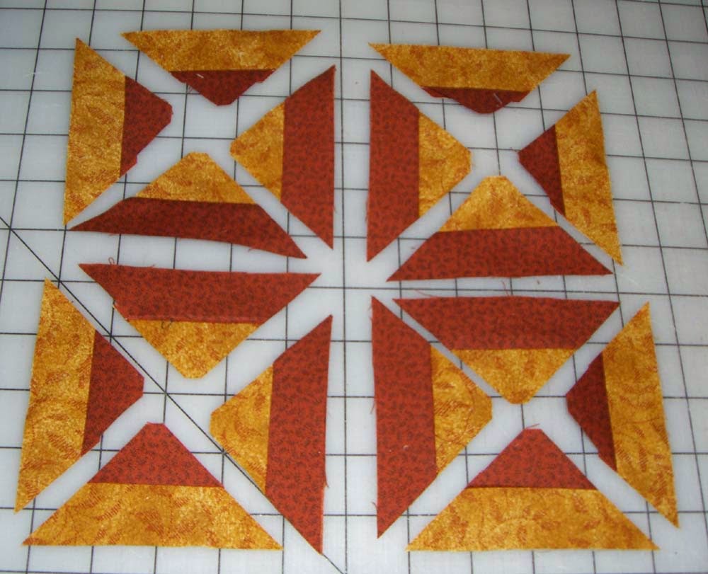 Reeves Raves Tutorial for Night and Day Quilt block
