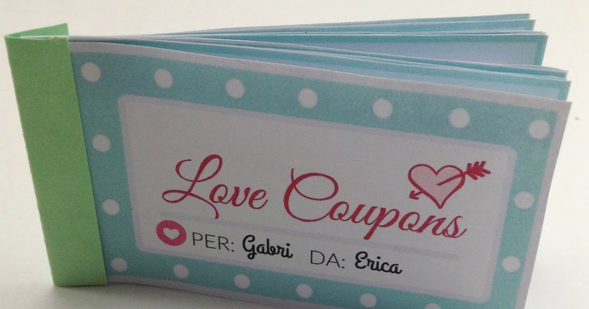 Ogni riccio un pasticcio Blog di cucina Love Coupons Idea regalo a