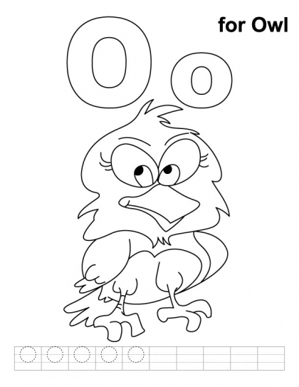 O The Owl Coloring Page letter oo printable coloring pages coloring pages O The Owl Coloring Page letter oo printable coloring pages coloring pages