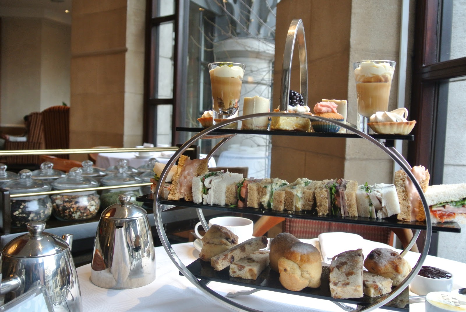 Kate and Chelsie Afternoon Tea At The Europa Hotel, Belfast