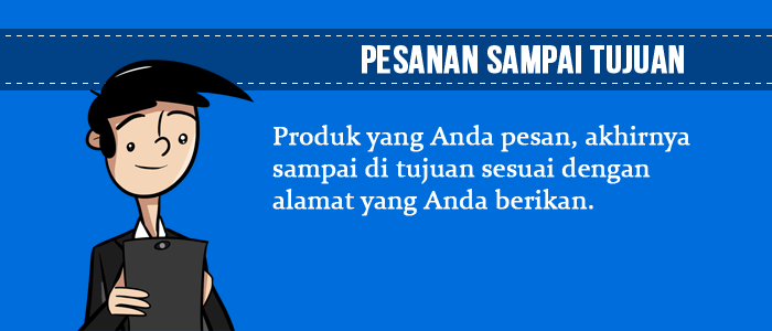 Pesanan Sampai Tujuan