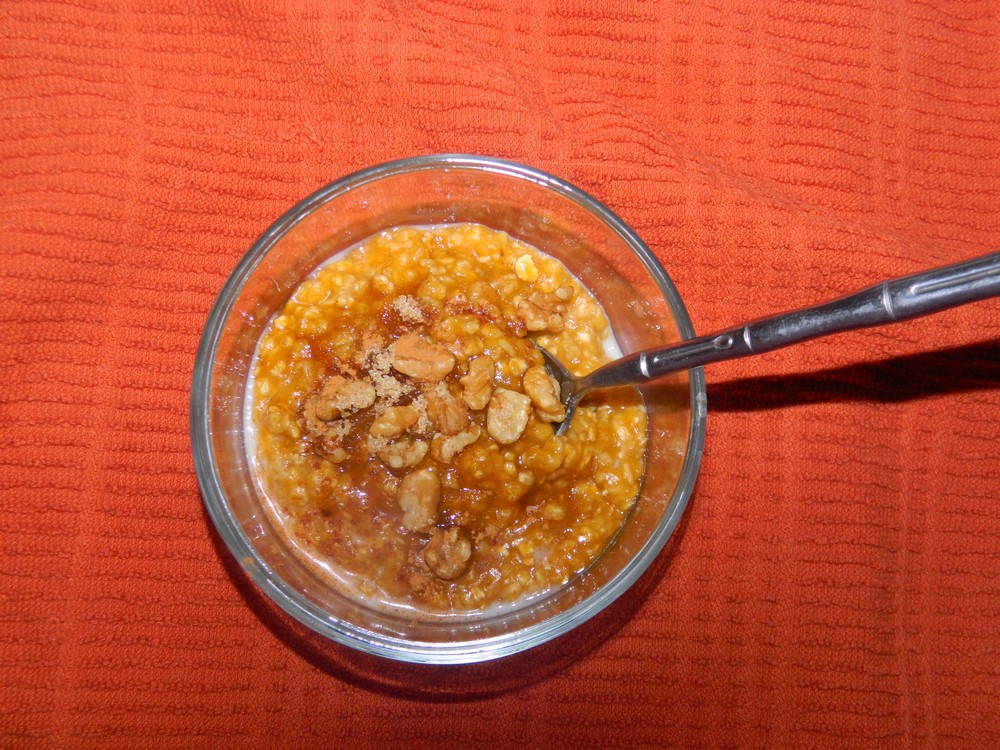 Chubby Vegan Mom Vegan pumpkin pie oatmeal overnight
