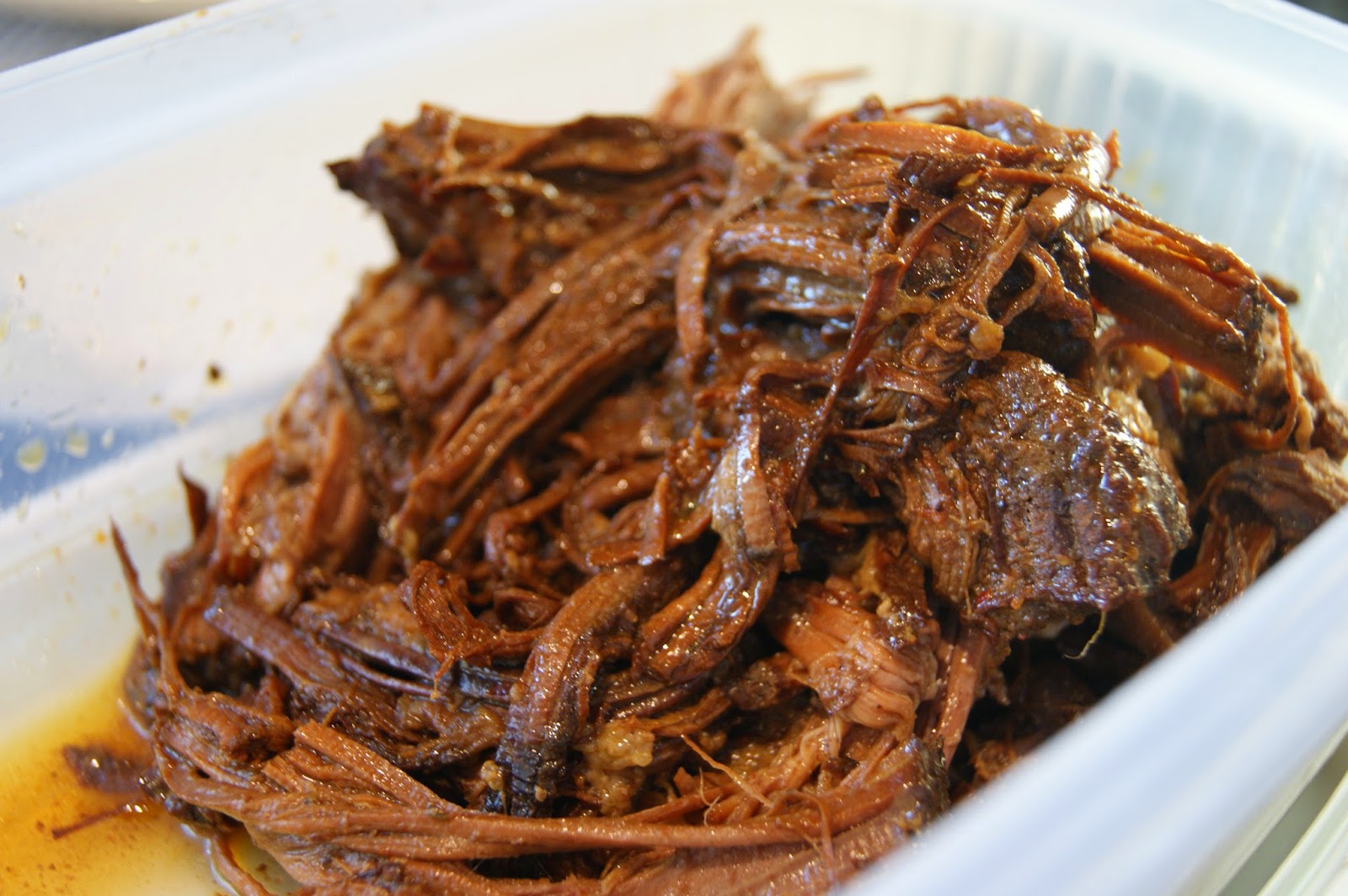 Cajun barbeque pulled beef brisket recipe... Frills 'n' Spills