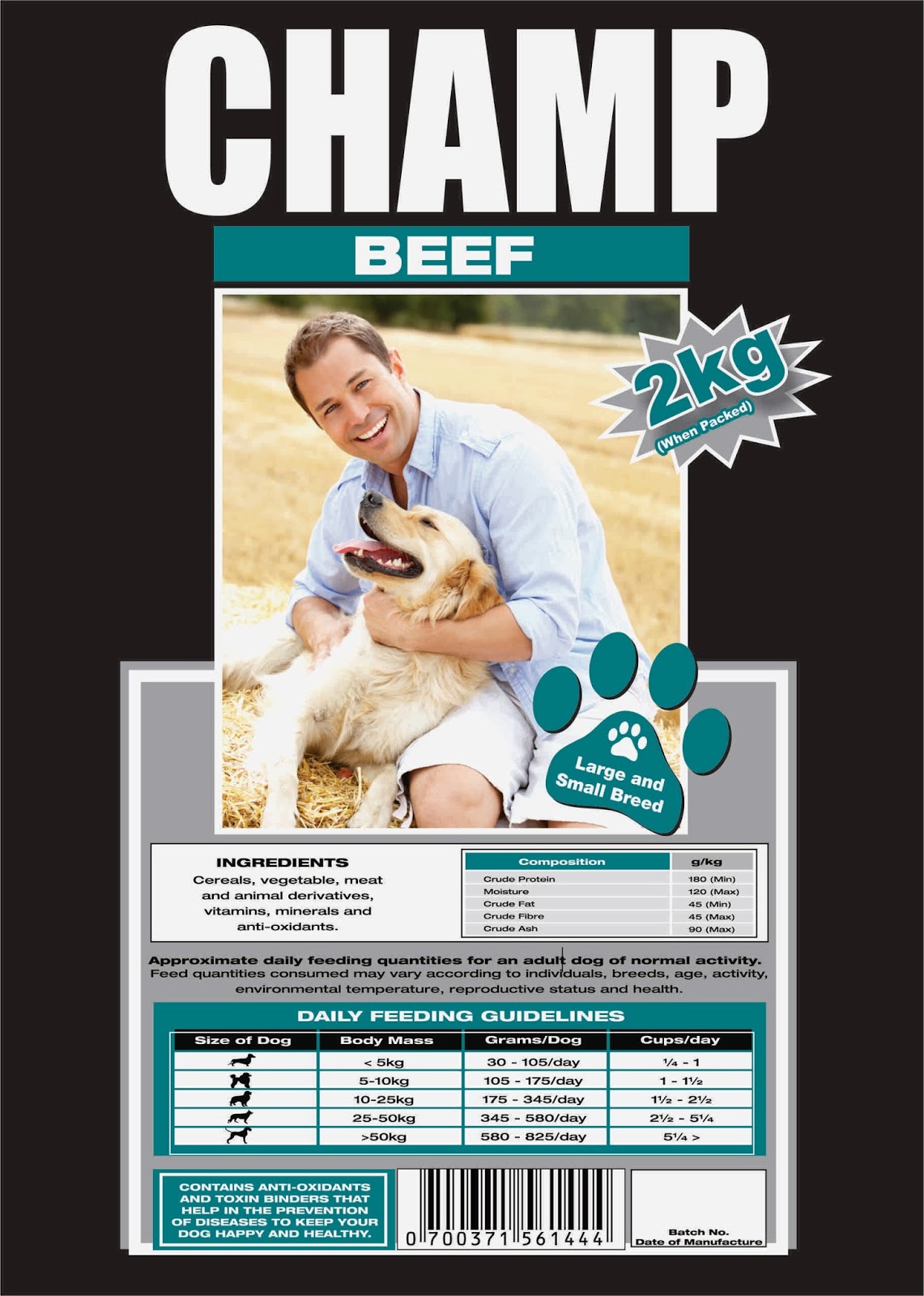 KGB and CHAMP Dog Food