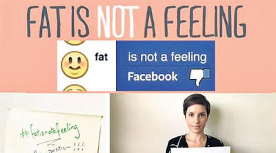 Solicitan quitar sentirse gordo Facebook