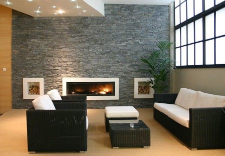 X casas decoracion x: cómo limpiar una pared de piedra