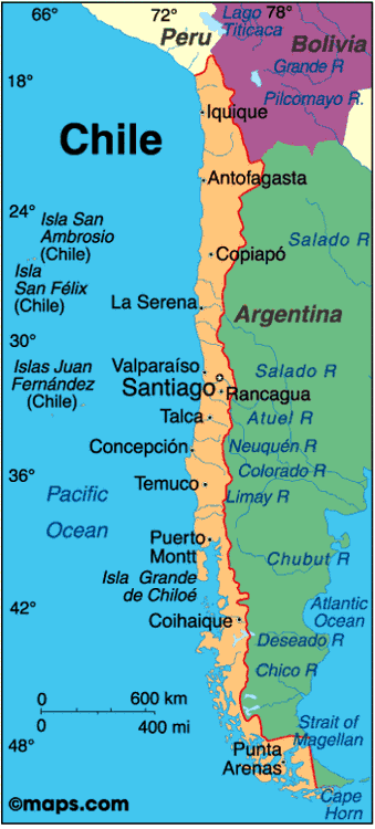 Jornada Sulamericana: Geografia do Chile ( Marcos Raphael )