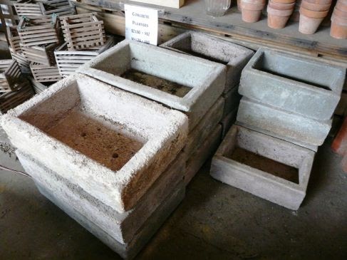 Raised Bed Garden Ideas: Cast Concrete Raised Bed Garden Ideas