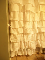 Ruffled Shower Curtain