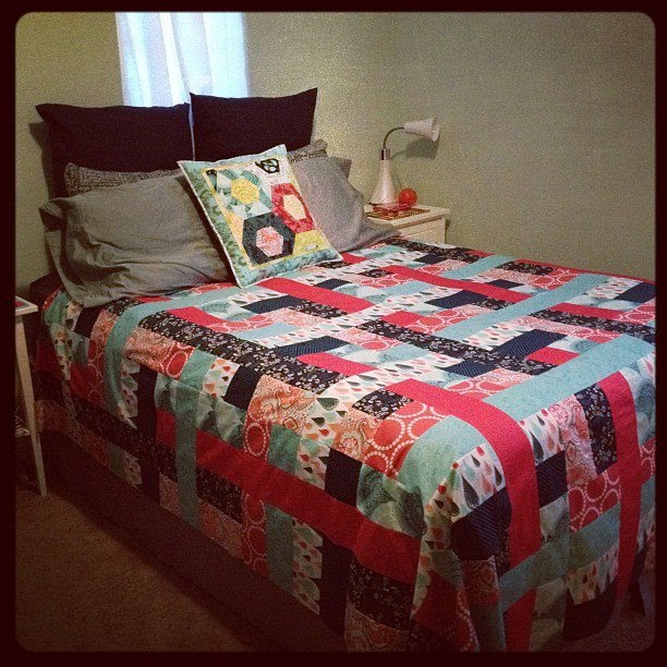 Jaybird Quilts Come What May quilt top done!