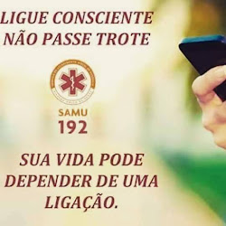 LIGUE CONSCIENTE, NÃO PASSE TROTE.