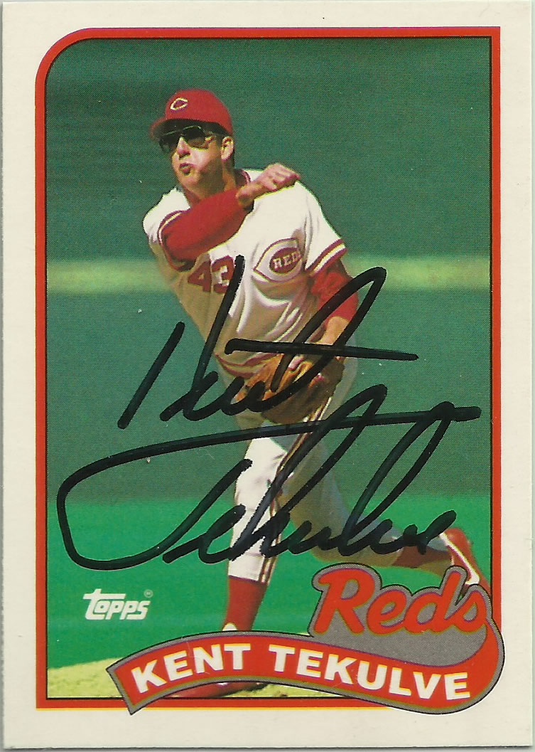 Cincinnati Reds Baseball Card Collector: TTM: Kent Tekulve