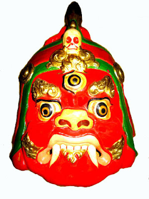 Монгольская маска (буддийский праздник)