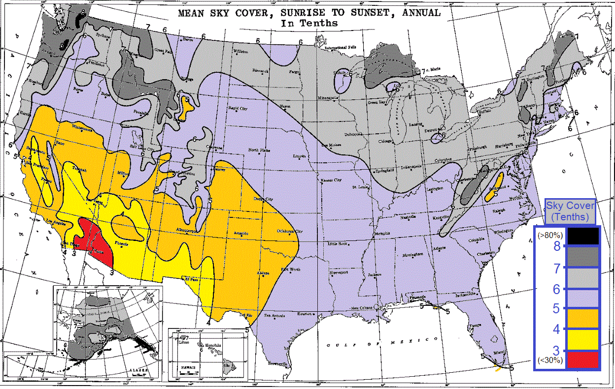 Northeast Weather Action So How Cloudy Is The Northeast Compared To The Rest Of The US? Find Out!