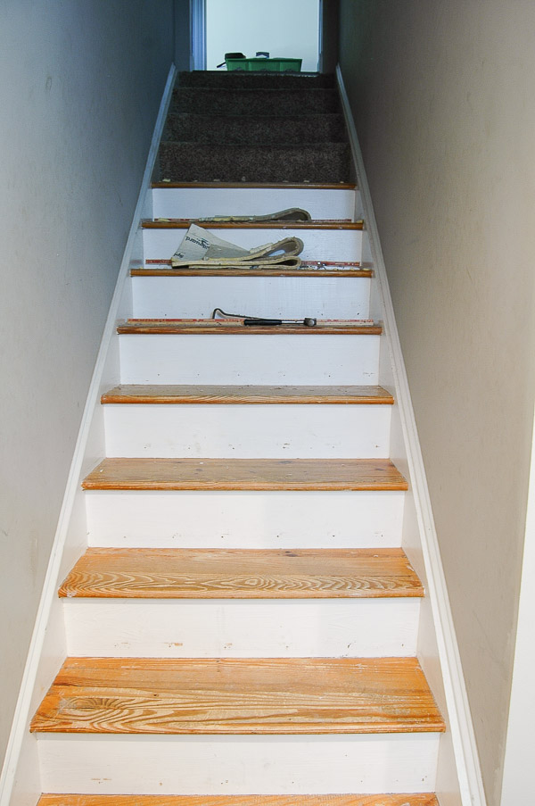 Tack strip stair carpet