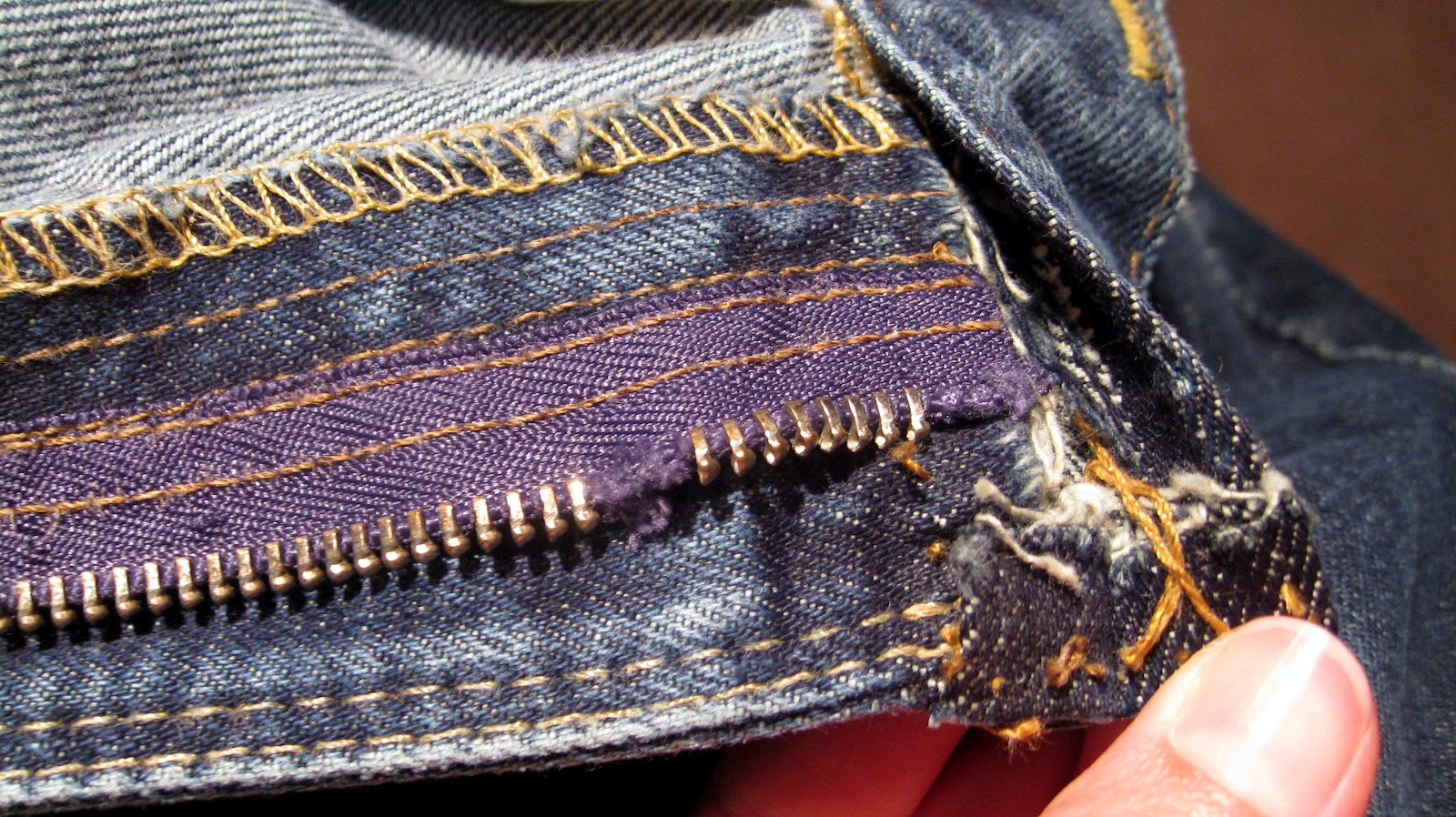 How To Fix A Broken Zipper On A Pair Of Jeans