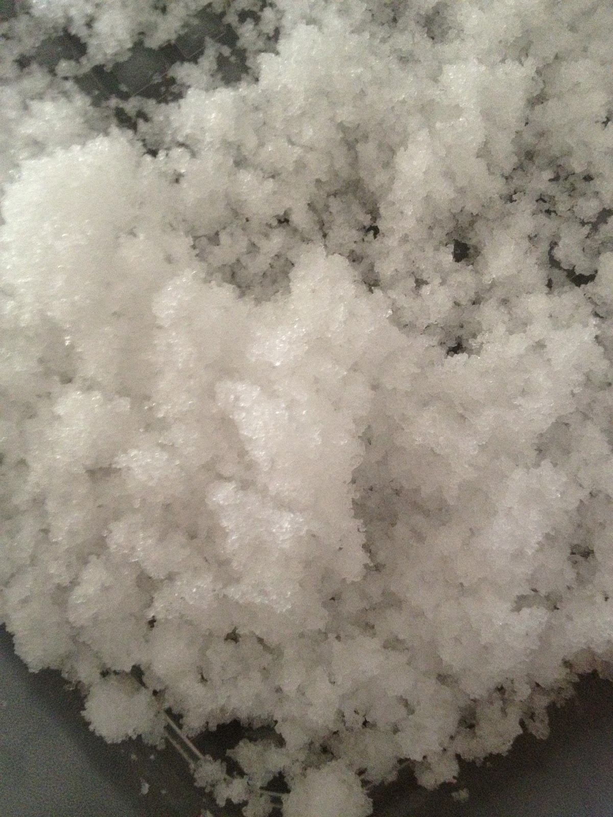 Playing and Learning Begins at Home Magic Snow Christmas Sensory Play