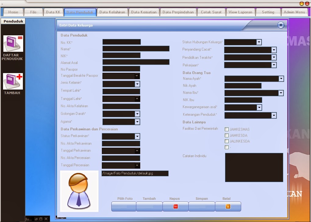 Software Data Penduduk Indonesia Software Data Penduduk Indonesia