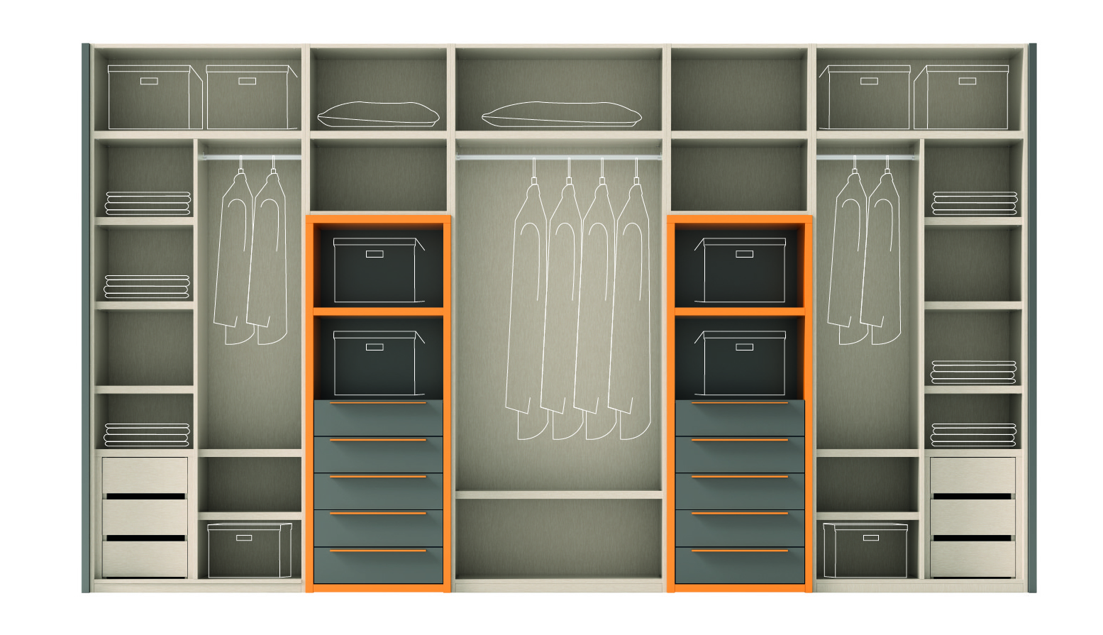 El armario y su interior - Muebles Ros - Armarios