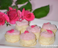 White Chocolate Scones with Rose Butter