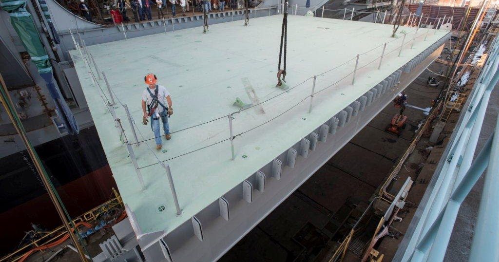 Naval Open Source INTelligence Final Aircraft Elevator Installed on U