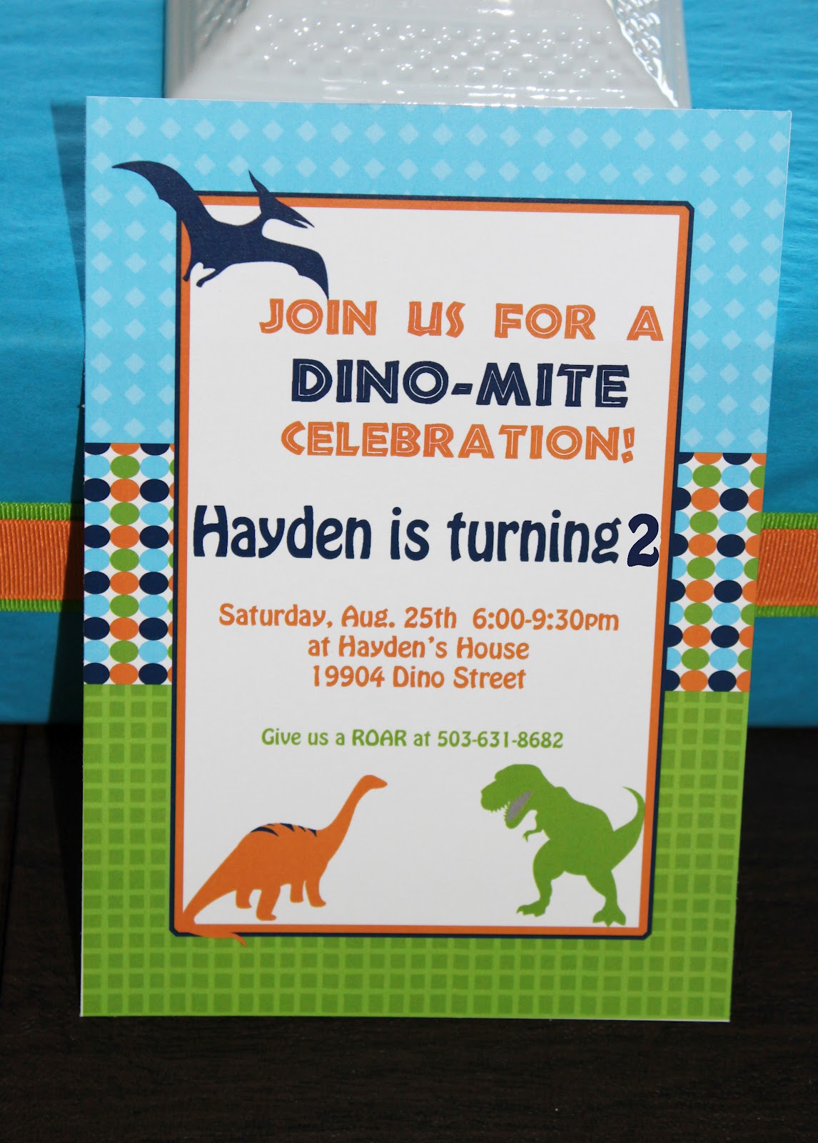 Hayden’s 2nd Dinosaur Birthday Party!!