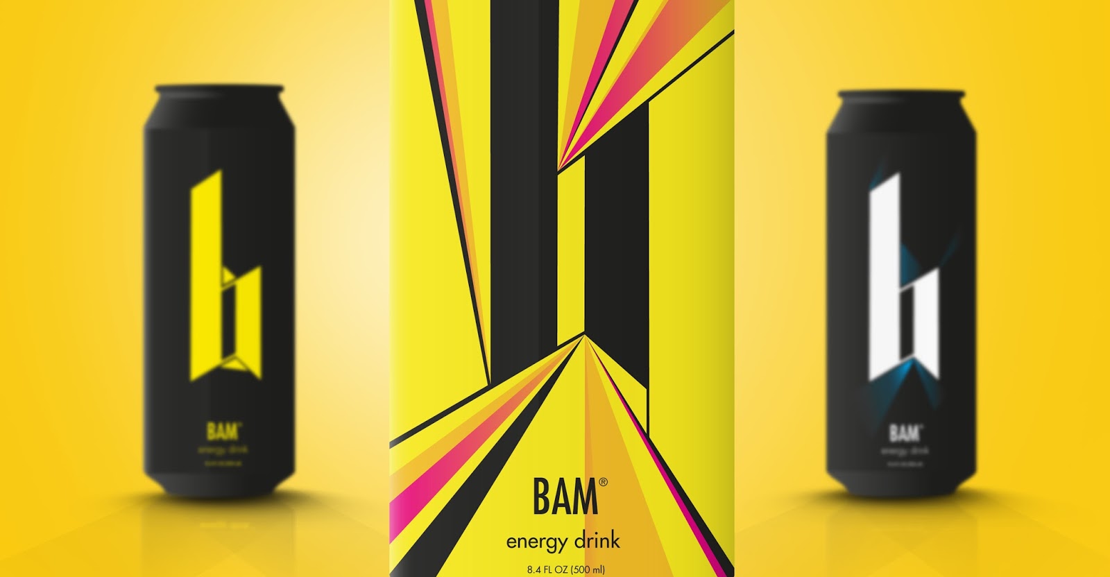 BAM Energy Drink (Student Project) Packaging Of The World
