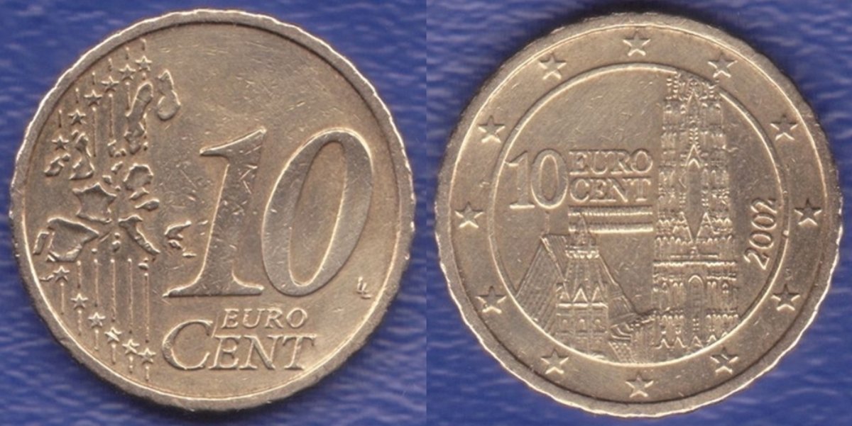My coins collection 10 Euro Cent 2002 2007