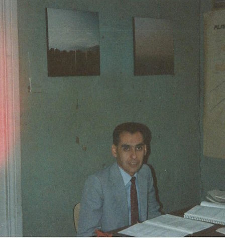 Profesor  Guillermo Gutierrez cuando fue subdirector