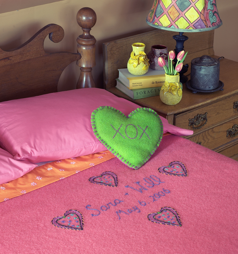 Getting Stitched on the Farm Crewel Embroidery Returns