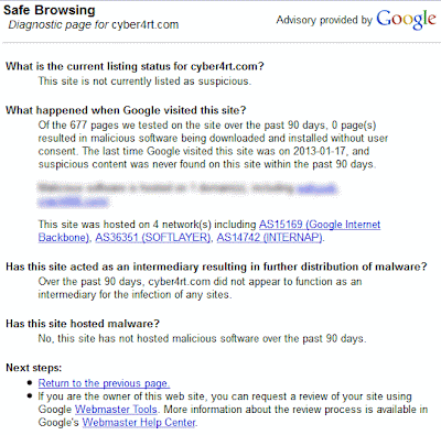 Google Safe Browsing Diagnostic Tool Google Safe Browsing Diagnostic Tool