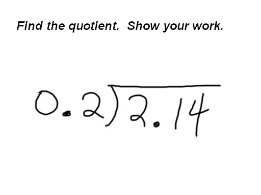 Divide a decimal by a whole number homework 14 4
