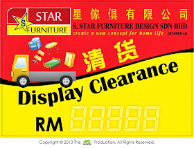 Xworks Sticker Label S Star Furniture Price Tag