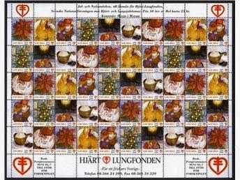 Hjärt o Lungfondens julmärke 1999-2000