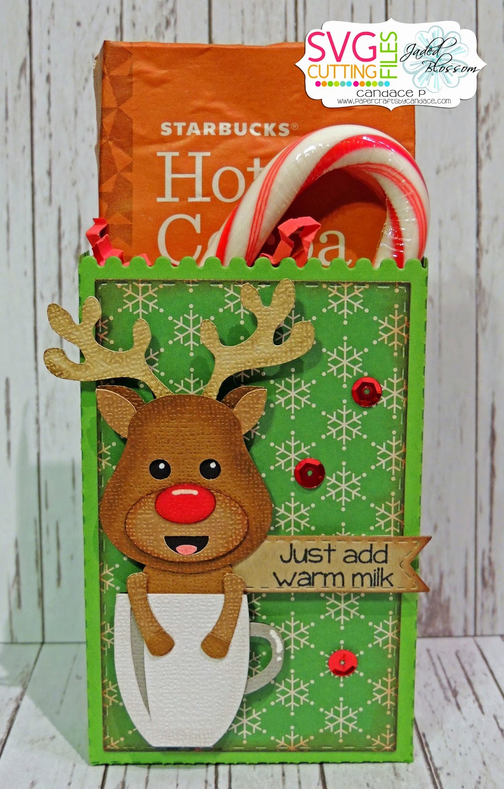 SVG Cutting Files: Reindeer Mug!